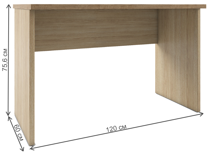 Письменный стол Diesel 120 дуб мадура