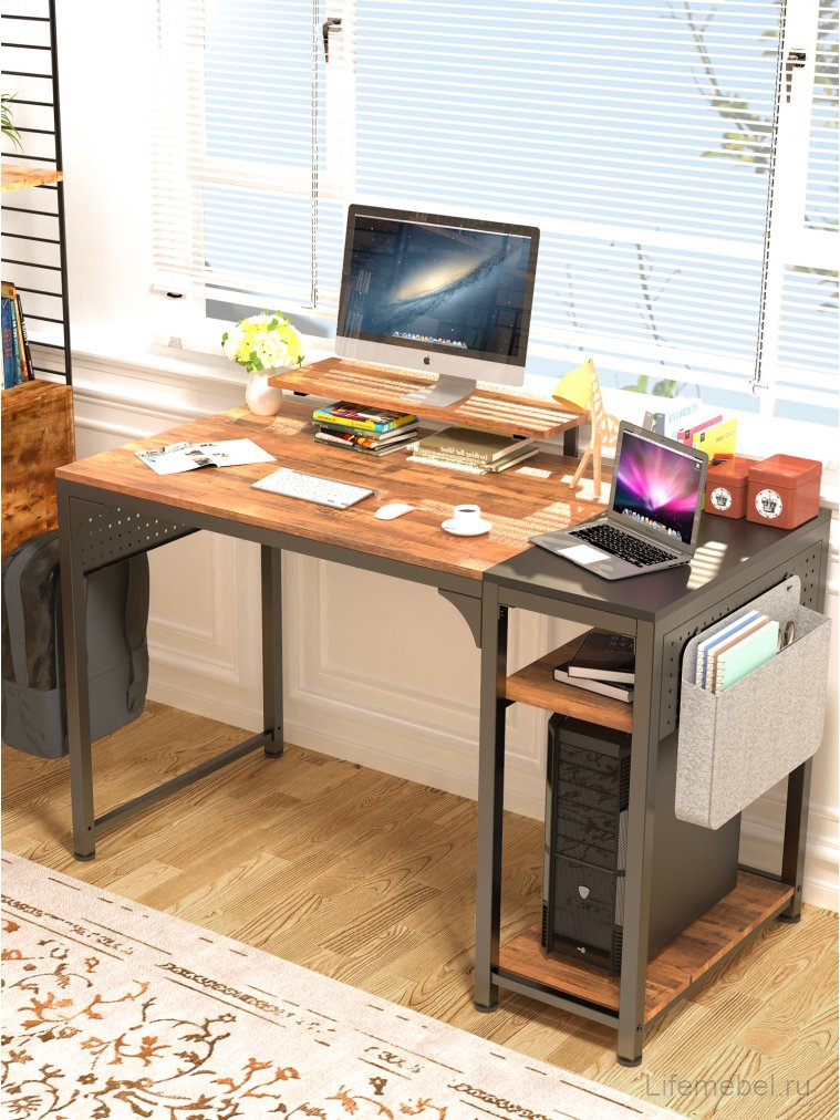 Письменный стол Eureka ZX-SS120B-RBB brown