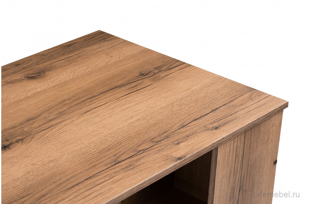 Письменный стол Фред Лофт черный матовый / дуб делано темный