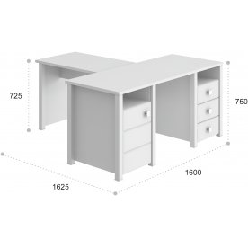Письменный стол Изабель ИЗ-41К и ИЗ-42