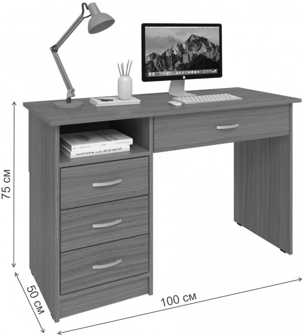 Письменный стол Хит-2 орех экко