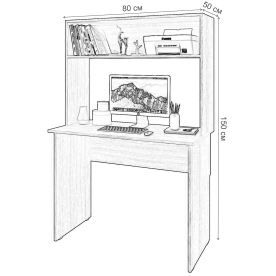 Письменный стол Хит-48