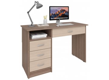 Письменный стол Хит-4 ясень шимо темный / ясень шимо светлый