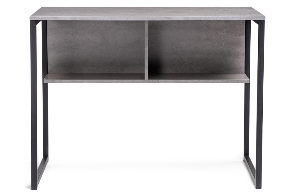 Письменный стол Клер Лофт черный матовый / бетон