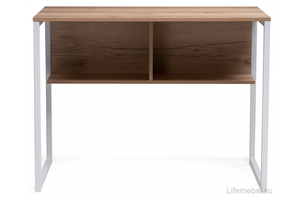 Письменный стол Клер Лофт дуб делано светлый / белый матовый