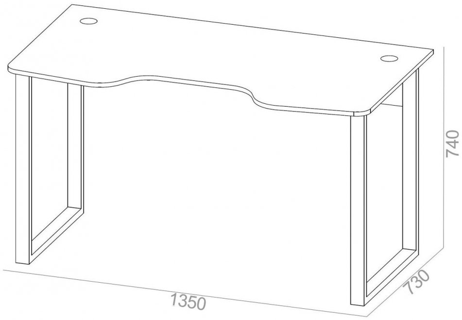 Письменный стол КСТ-19 черный / красный