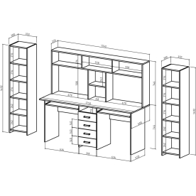 Письменный стол Лайт 11К