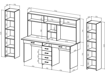 Письменный стол Лайт 11Я