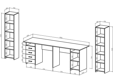 Письменный стол Лайт-14