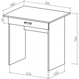 Письменный стол Лайт-1Я