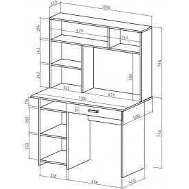 Письменный стол Лайт-2Я