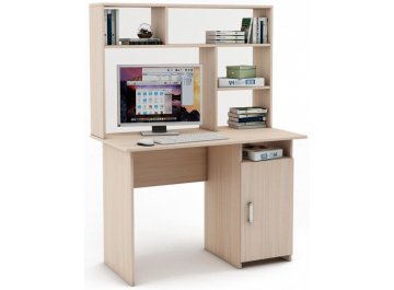 Письменный стол Лайт-3 с надстройкой