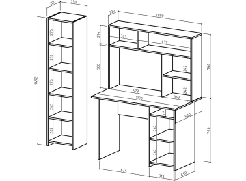 Письменный стол Лайт-3