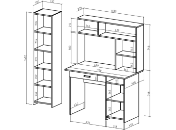 Письменный стол Лайт-3Я