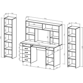 Письменный стол Лайт 8К