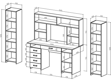 Письменный стол Лайт 8Я