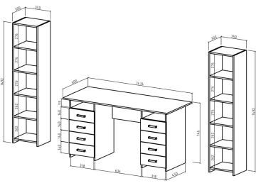Письменный стол Лайт 9