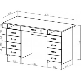 Письменный стол Лайт-9Я