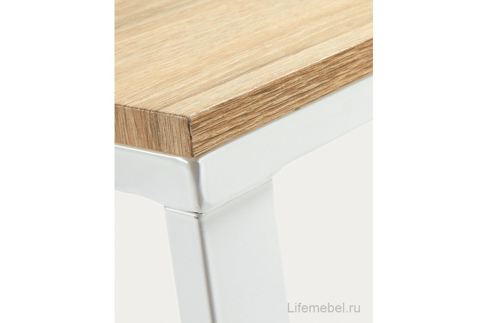 Письменный стол Lisbet натуральный / белый