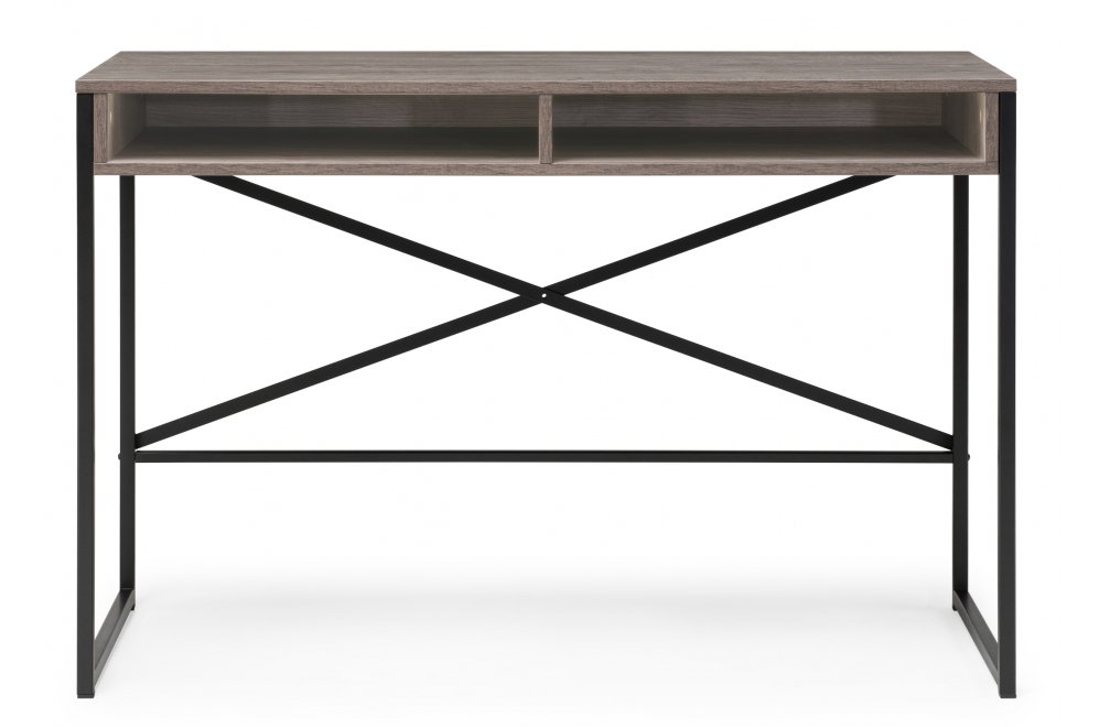 Письменный стол Маньяра 2 114х60х75 дуб рошелье / черный матовый