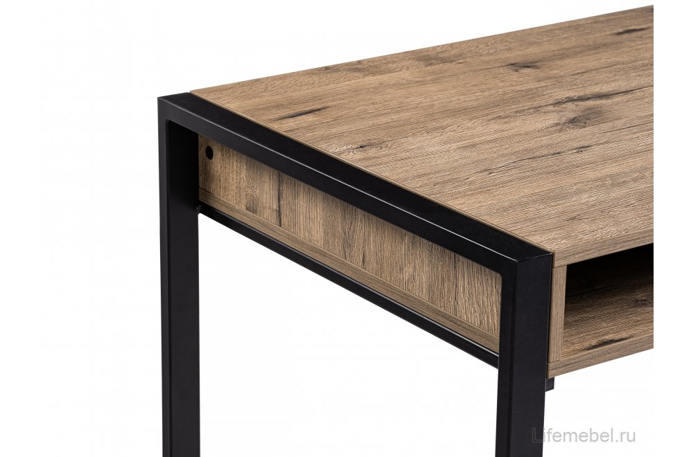 Письменный стол Маньяра дуб велингтон / черный матовый