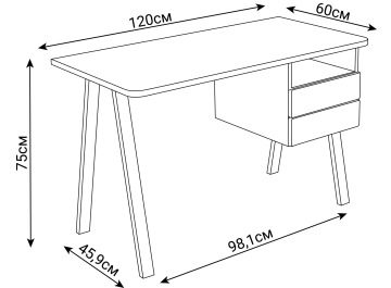 Письменный стол Марио 1
