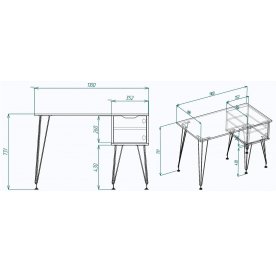 Письменный стол МегаKraft 13