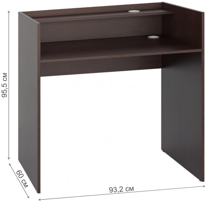Письменный стол Милана-3 венге