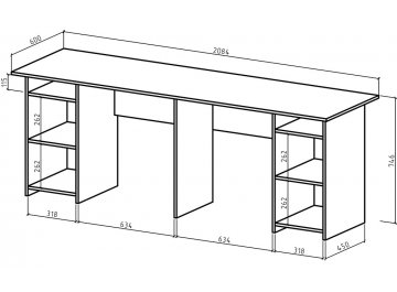 Письменный стол Найт-12
