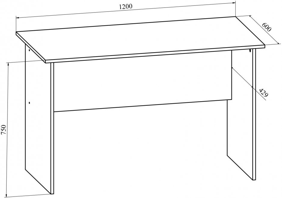 Письменный стол ОФ-112К венге