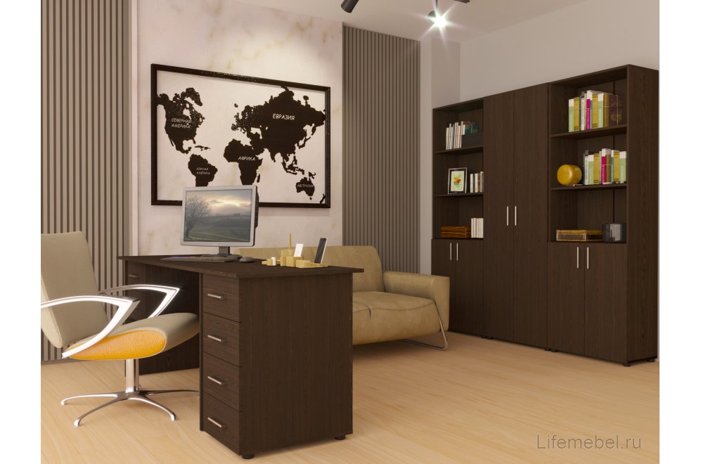 Письменный стол ОФ-113K венге
