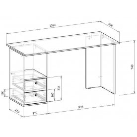 Письменный стол Прайм-57