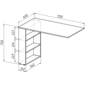 Письменный стол Рикс-5