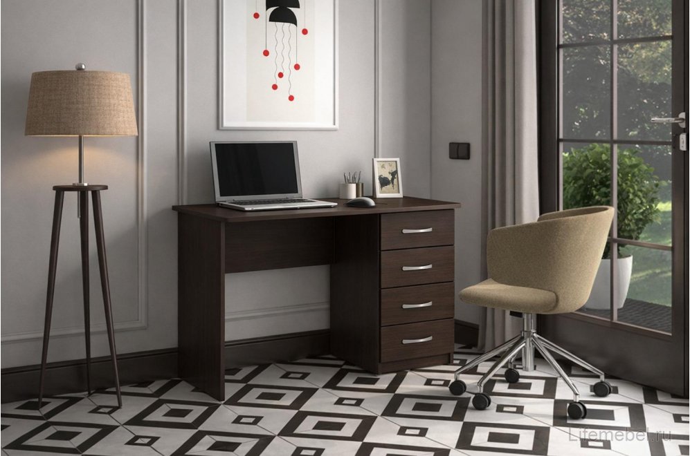 Письменный стол С-111К венге