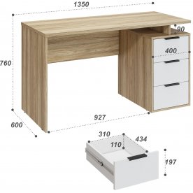 Письменный стол С-407 135х60