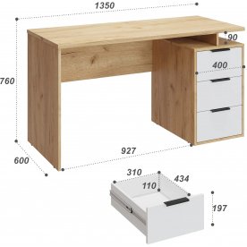 Письменный стол С-407 135х60