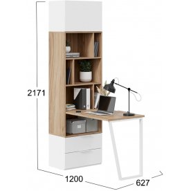 Письменный стол Порто СМ-393.07.200 исполнение 2