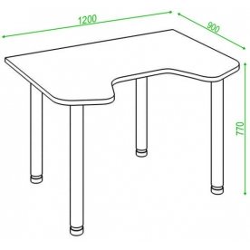 Письменный стол Беланта-Игр120МО