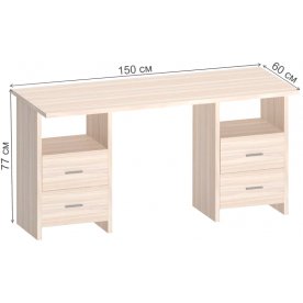 Письменный стол СКЛ-Прям150