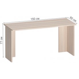 Письменный стол СКЛ-Прям150