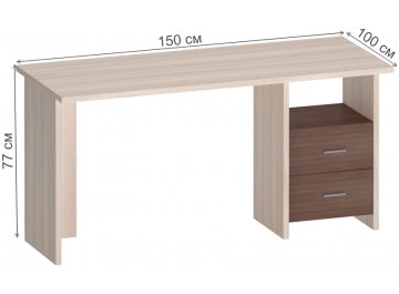 Письменный стол СКЛ-Прям150