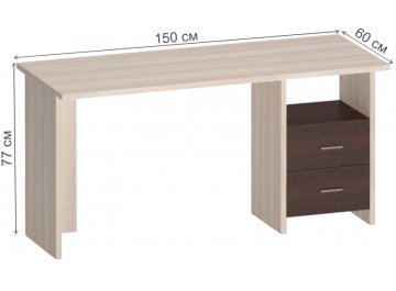 Письменный стол СКЛ-Прям150