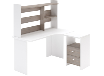 Письменный стол СКЛ-Угл130+НКЛ-130