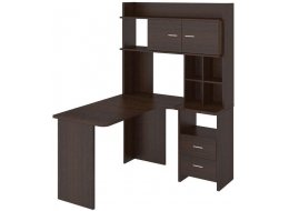 Письменный стол Беланта-Угл130+НКЛХ-120 В правый венге