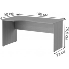 Письменный стол SkyLand IMAGO СА-2Л 1400х900(720)х755