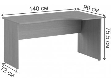 Письменный стол SkyLand IMAGO СА-2Пр 1400х900(720)х755