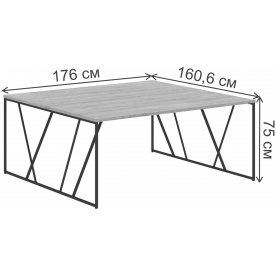 Письменный стол SkyLand LOFTIS LWST 1716 1760х1606х750