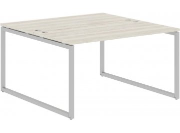 Письменный стол Skyland XQWST 3214 3206х1406х750 четырехместный сосна эдмонт / алюминий