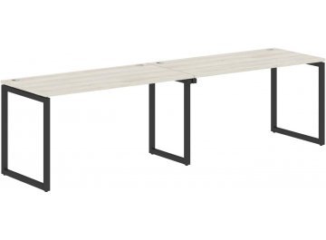 Письменный стол Skyland XQWST 1614 160х140,6х75 двухместный сосна эдмонт / антрацит