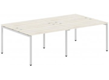 Письменный стол Skyland XTEN-S XWST 1414 1400х1406х750 двухместный сосна эдмонт / алюминий